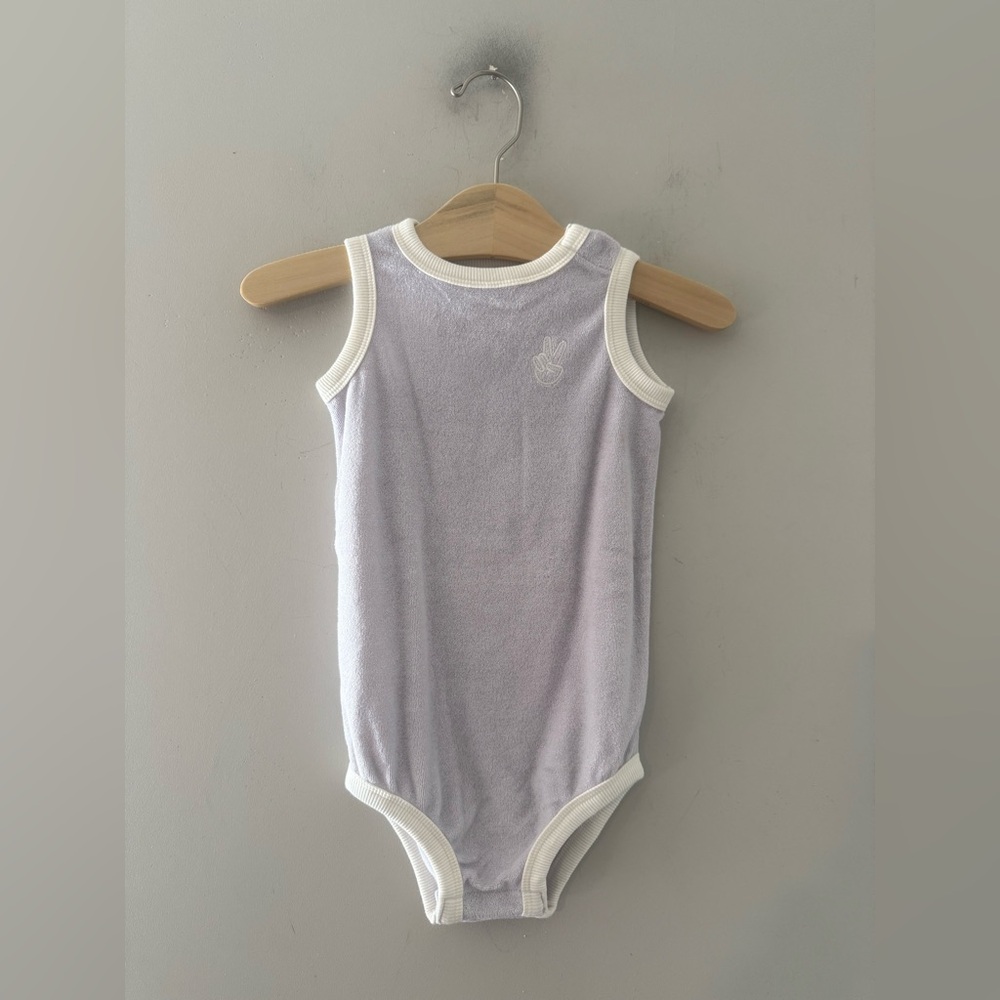 $11 ADD ON Little Co. Romper french terry 24M‎ 2T 18-24M Zara cotton on kids